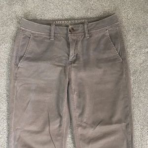 American Eagle Grey Tomgirl Pants